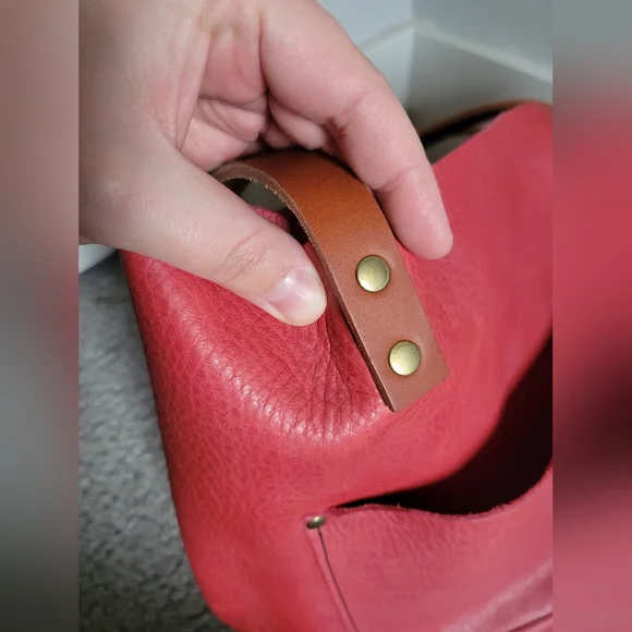 Portland Leather Goods Medium Tote Bag in Flamenco Sugar - Picture 12 of 12